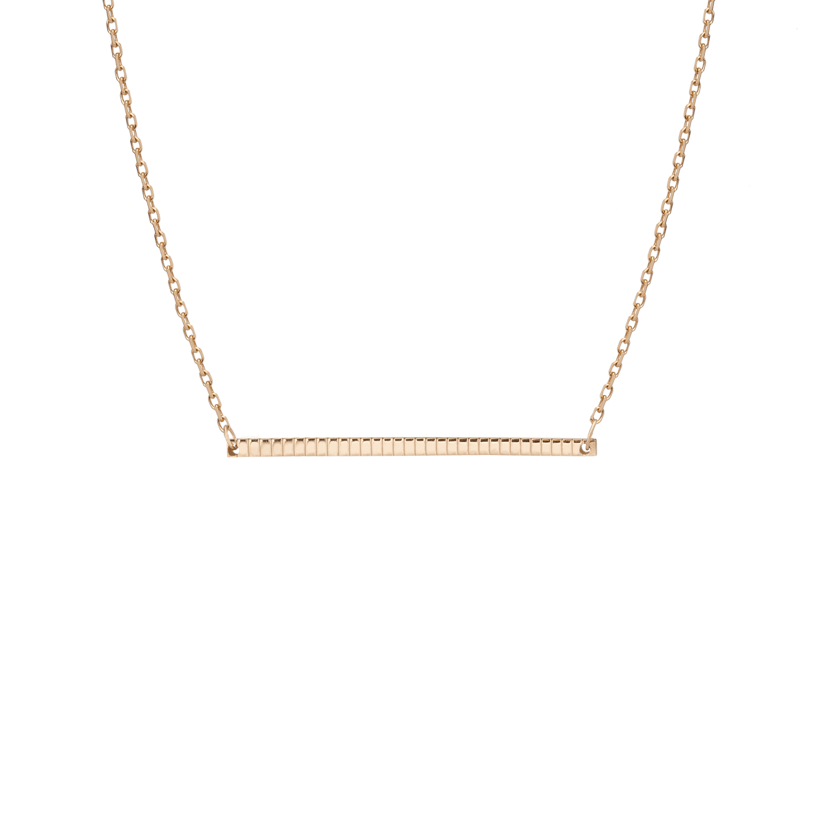 Infinity Bar Necklace Yellow Gold Vermeil 14K Yellow Gold 18K Yellow Gold First