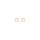 Solid Square Stud Earrings