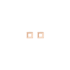 Solid Square Stud Earrings