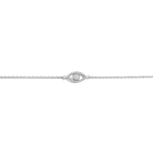 Pave Diamond Evil Eye Bracelet
