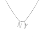 Double Mini Gold Letter Charm Pendant