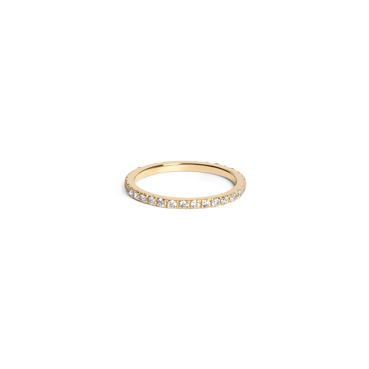 Quadricolor Ring  Yellow Gold Vermeil 14k Yellow Gold 18k Yellow Gold White Diamonds Laid down