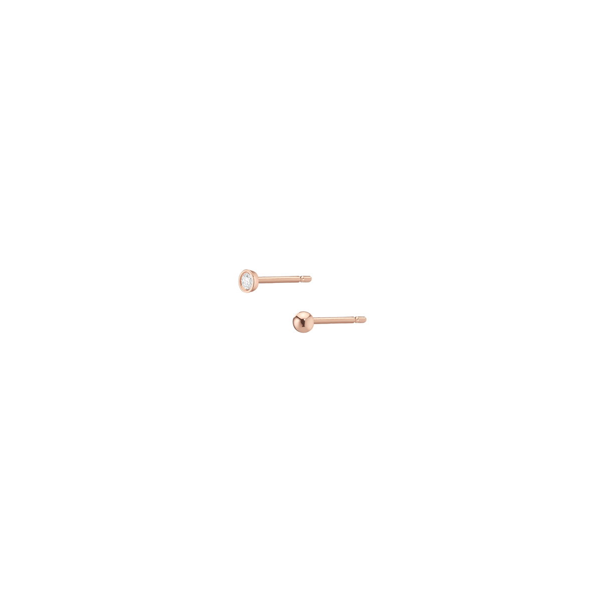 Ellipsis Earring Set Rose Gold Vermeil 14K 18K First