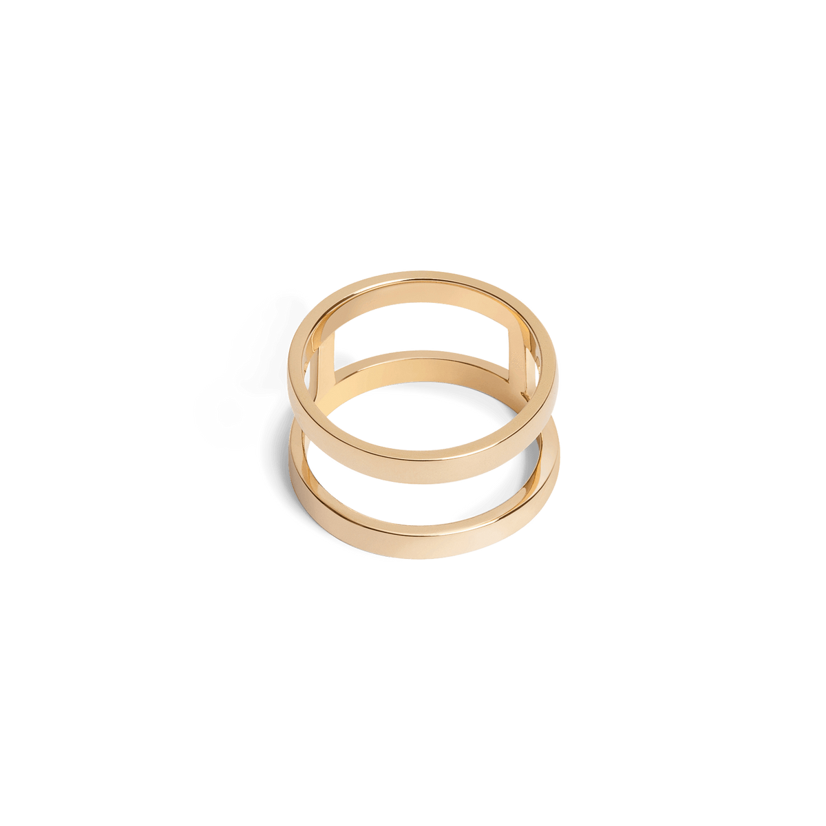 Bridge Ring Yellow Gold Vermeil 14k Yellow Gold 18k Yellow Gold Laid down
