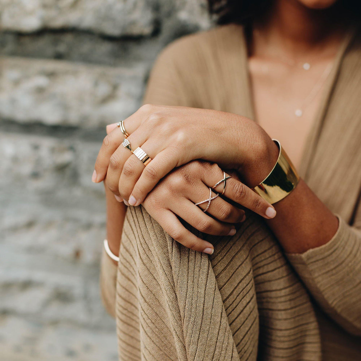 Infinity Ring On Model Lifestyle