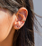 Kaleidoscope Huggie Earrings