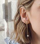 Geometric Pearl Earrings