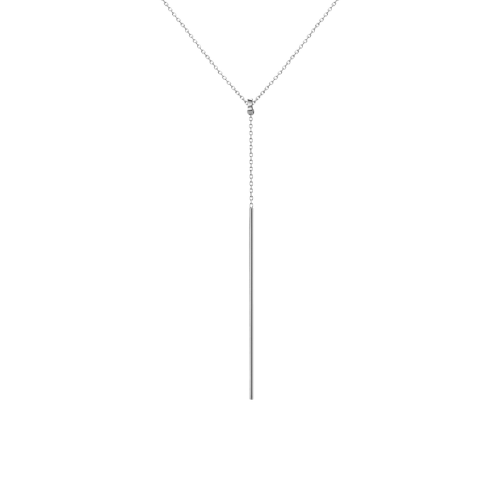 Lariat Necklace 14k White Gold 18k White Gold First