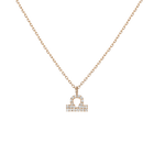 Pave Diamond Zodiac Necklace