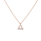 Pave Diamond Zodiac Necklace