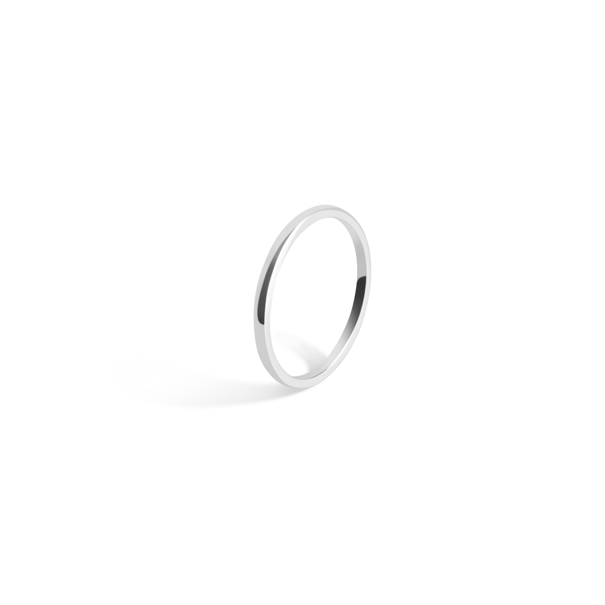 Tricolor Ring Sterling Silver White Gold Vermeil 14k White Gold 18k White Gold Half Side    Front First