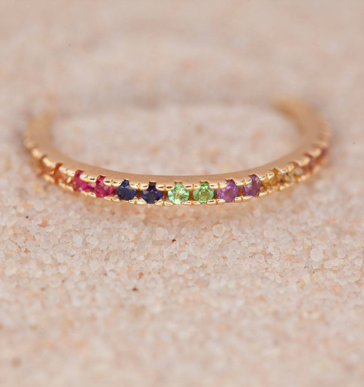 Kaleidoscope Quadricolor Ring Lifestyle On Model