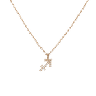 Pave Diamond Zodiac Necklace