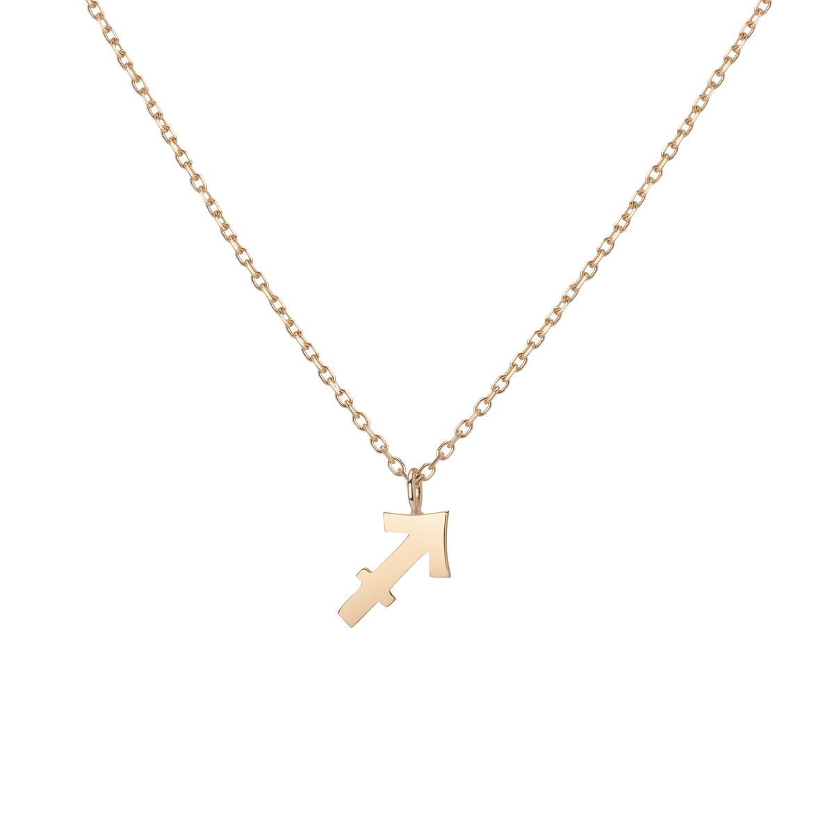 Zodiac Necklace Sagittarius Gold Vermeil 14K 18K Yellow Gold