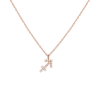 Pave Diamond Zodiac Necklace