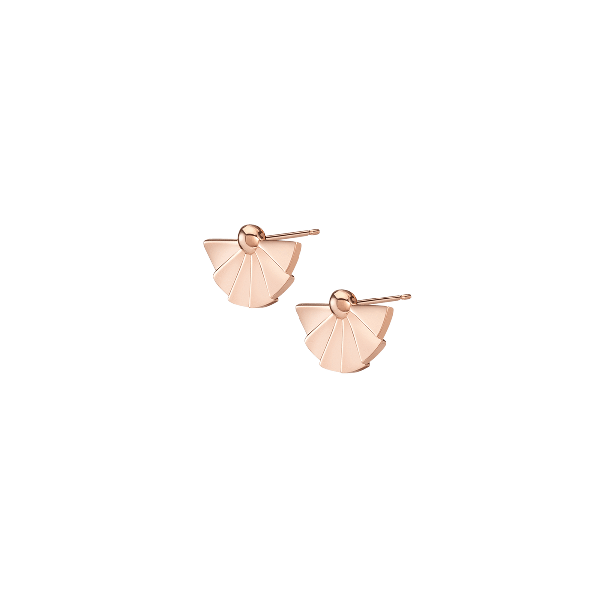 Sensu Earrings Rose Gold Vermeil 14k Rose Gold 18k Rose Gold Pair Single |