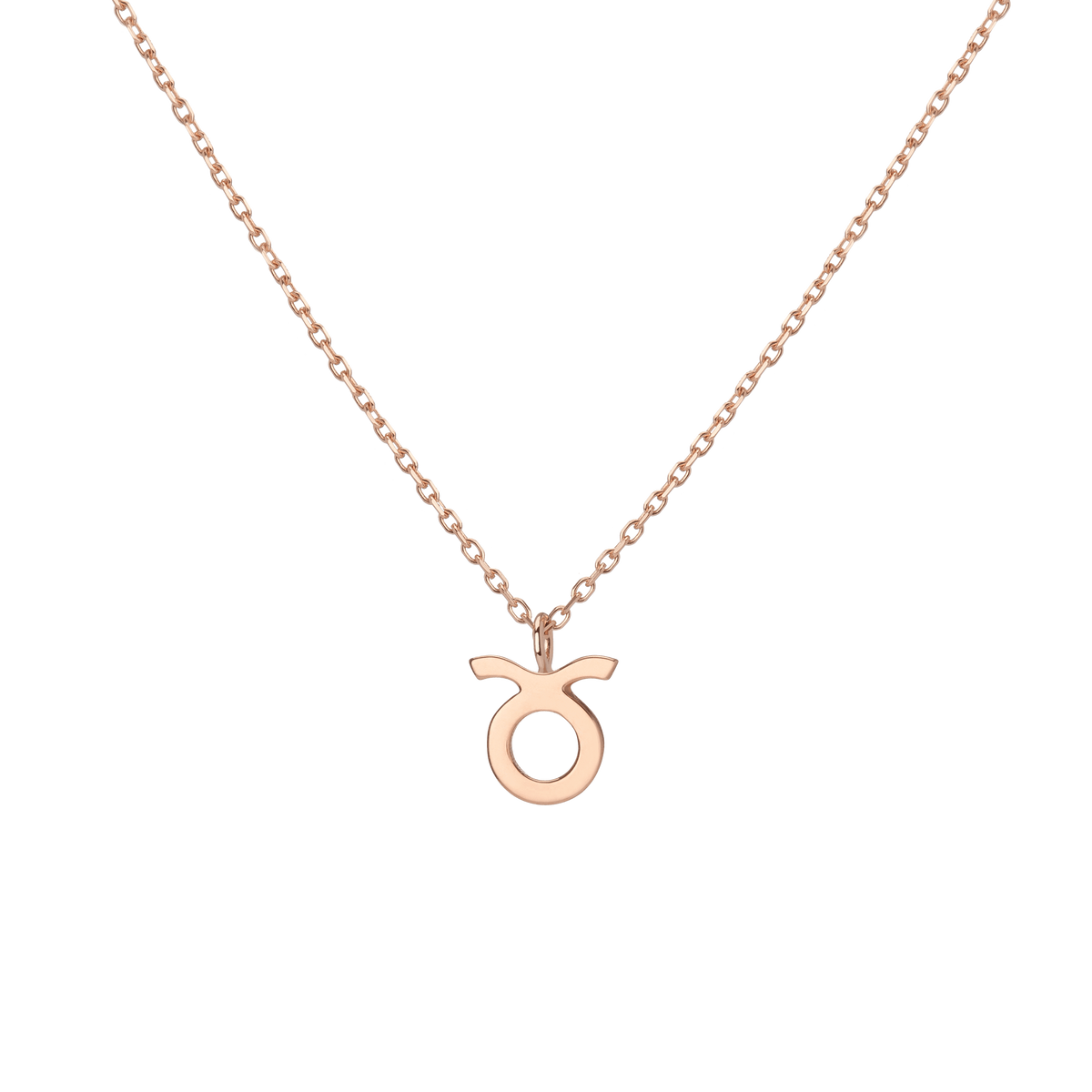 Zodiac Necklace Taurus Gold Vermeil 14K 18K Rose Gold First