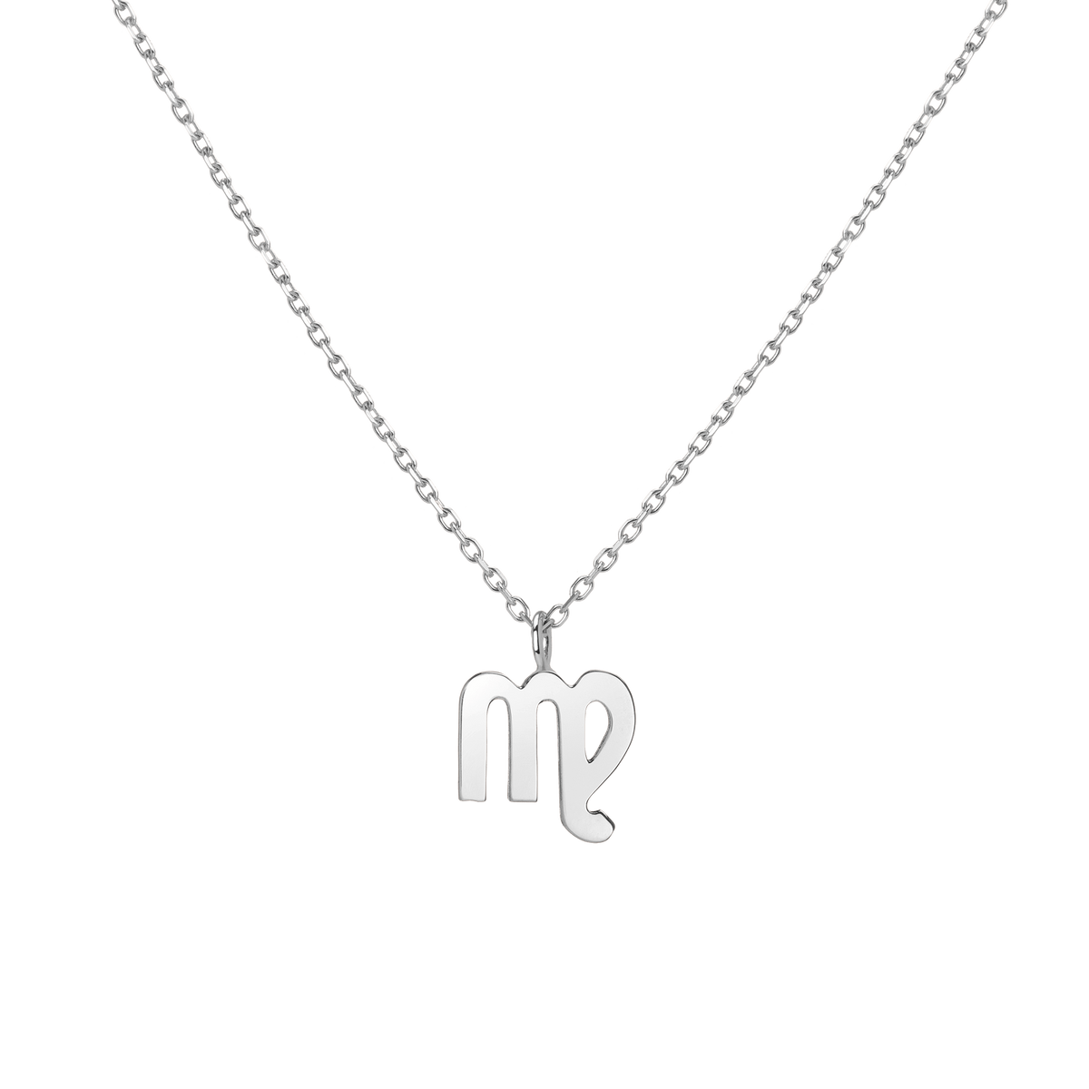 Zodiac Necklace Virgo Gold Vermeil 14K 18K White Gold