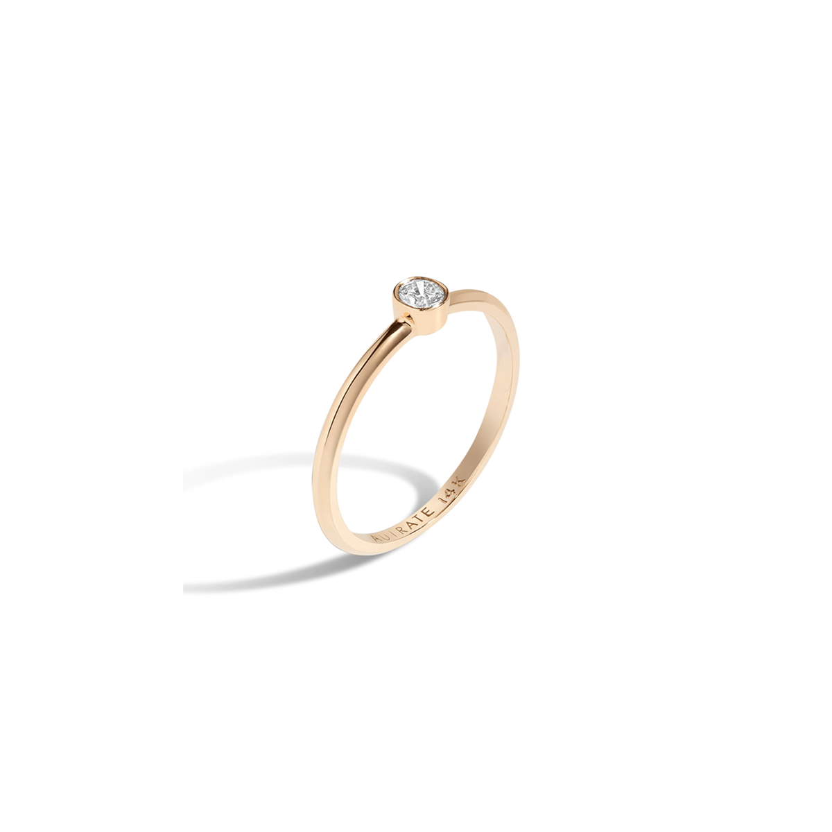 White Diamond Ring 14k Yellow Gold 18k Yellow Gold White Diamonds First