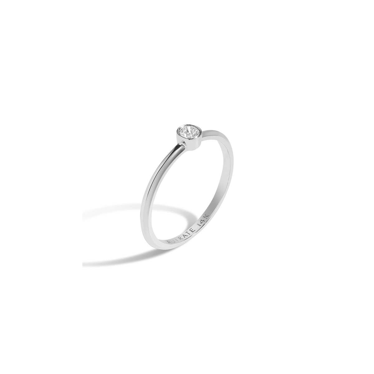 White Diamond Ring 14k White Gold 18k White Gold White Diamonds First