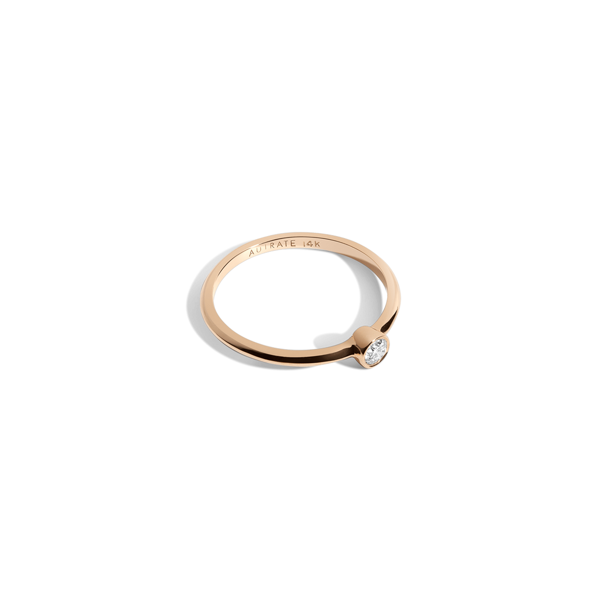 White Diamond Ring 14k Yellow Gold 18k Yellow Gold White Diamonds