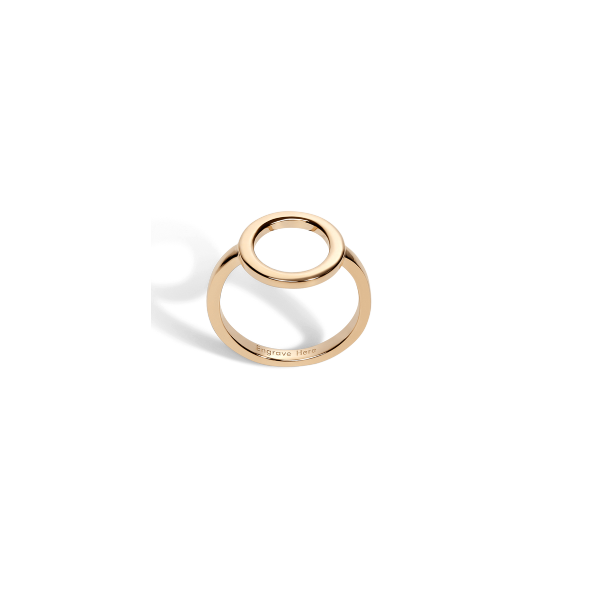 Solid Circle Ring Yellow Gold Vermeil 14k Yellow Gold 18k Yellow Gold 14k Rose Gold 18k Rose Gold 14k White Gold 18k White Gold