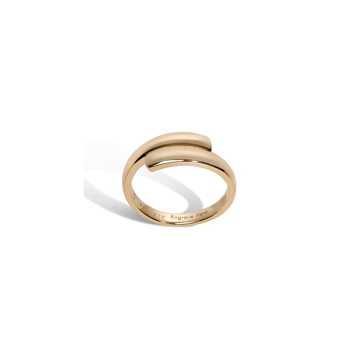 Crossover Ring Yellow Gold Vermeil 14k Yellow Gold 18k Yellow Gold Crossover Ring Rose Gold Vermeil 14k Rose Gold 18k Rose Gold Crossover Ring Sterling Silver White Gold Vermeil 14k White Gold 18k White Gold
