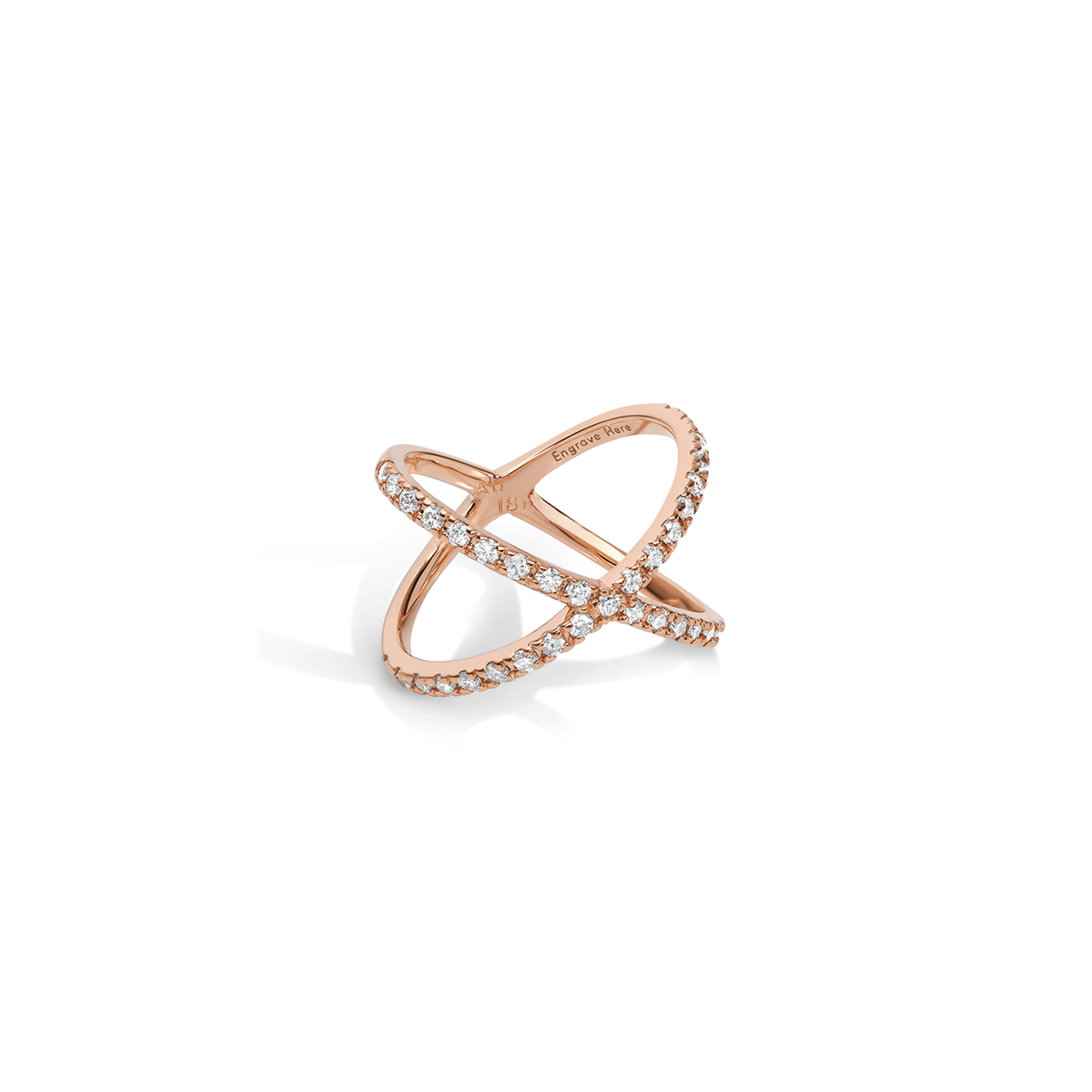 X Ring  Yellow Gold Vermeil 14k Yellow Gold 18k Yellow Gold White Diamonds  X Ring  Rose Gold Vermeil 14k Rose Gold 18k Rose Gold White Diamonds  X Ring  Sterling Silver White Gold Vermeil 14k White Gold 18k White Gold White Diamonds