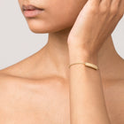 Mini & Me Gold Bar Slider Bracelet