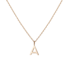 Mini Gold Letter Charm Pendant