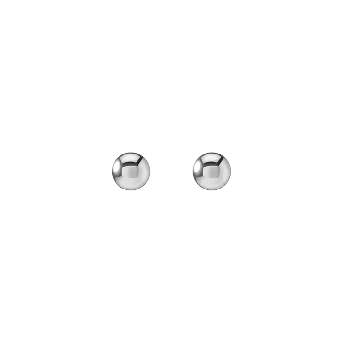 Gold Ball Studs White Gold Vermeil 14k White Gold 18k White Gold   First Single | Pair |
