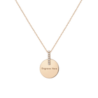 Gold Disk Necklace