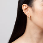 Diamond Eternity Hoop Earrings