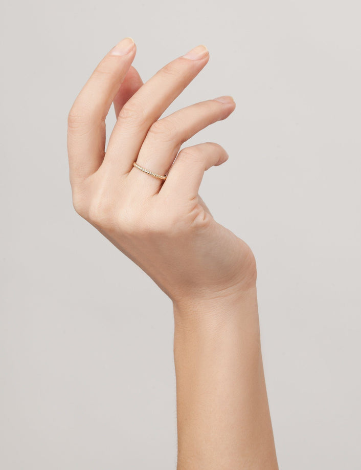 Mini Circle Ring On Model