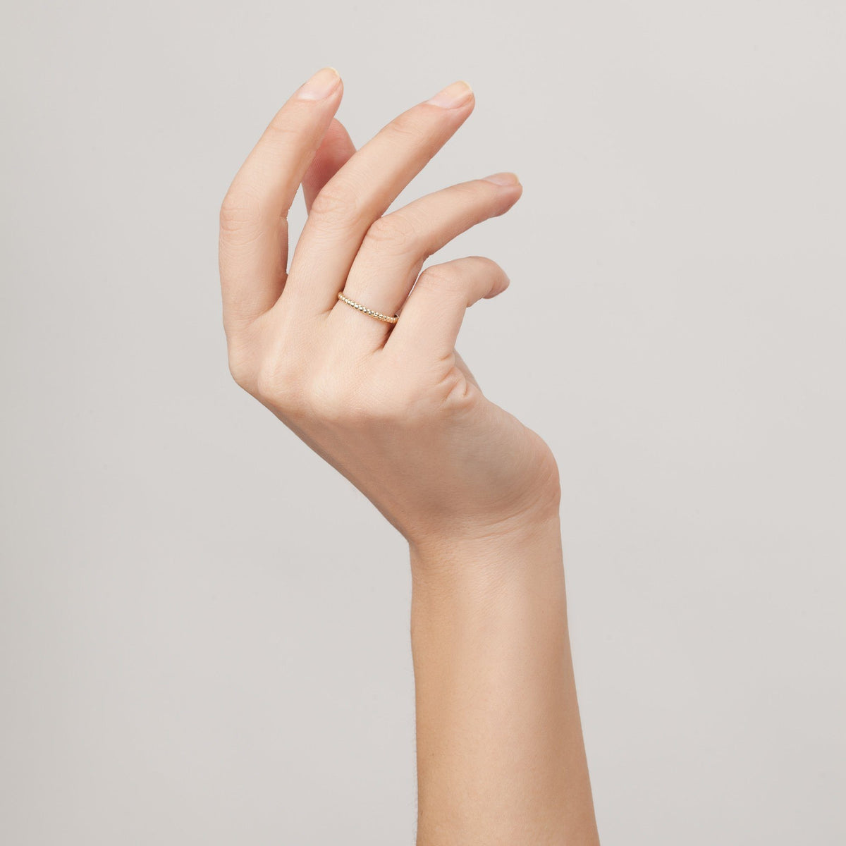 Mini Circle Ring On Model