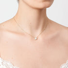 Halo Diamond Opal Pendant