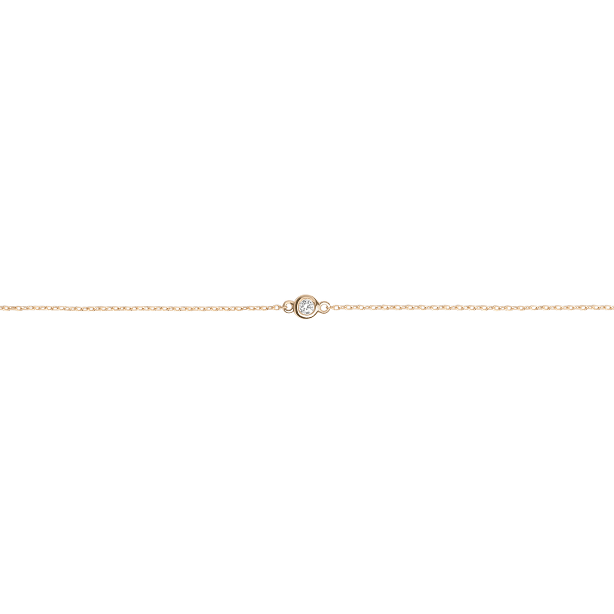 Diamond Bezel Bracelet Yellow Gold Vermeil 14k Yellow Gold 18k Yellow Gold First