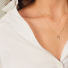 Medium Diamond Pendant Necklace