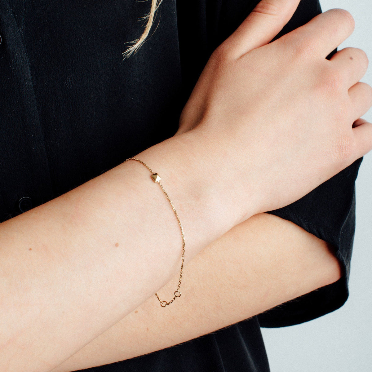 Mini Charm Pyramid Bracelet   Model