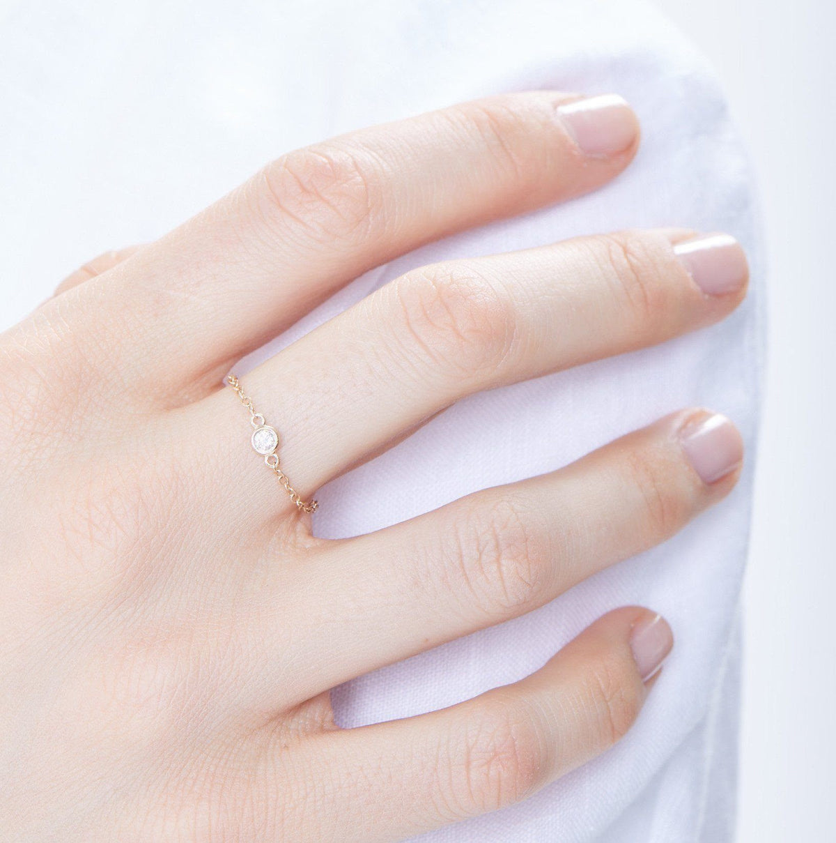 Diamond Bezel Ring   Model