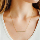 Diamond Bar Pendant