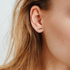 Midi Gold Bar Earring