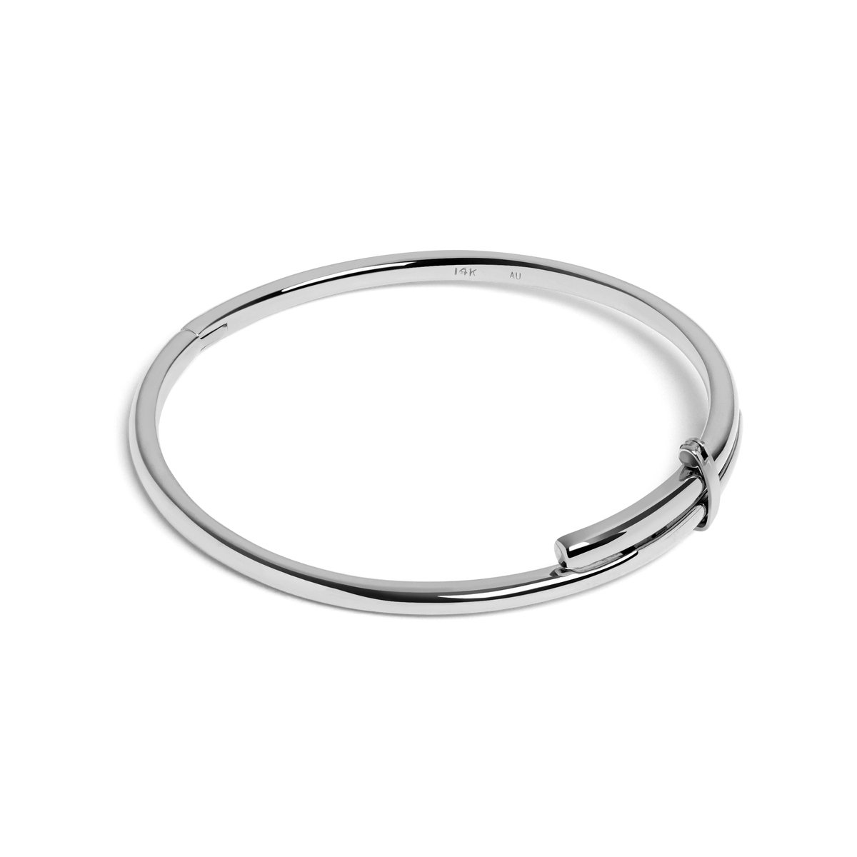 Crossover Bracelet Sterling Silver White Gold Vermeil 14k White Gold 18k White Gold Laid down