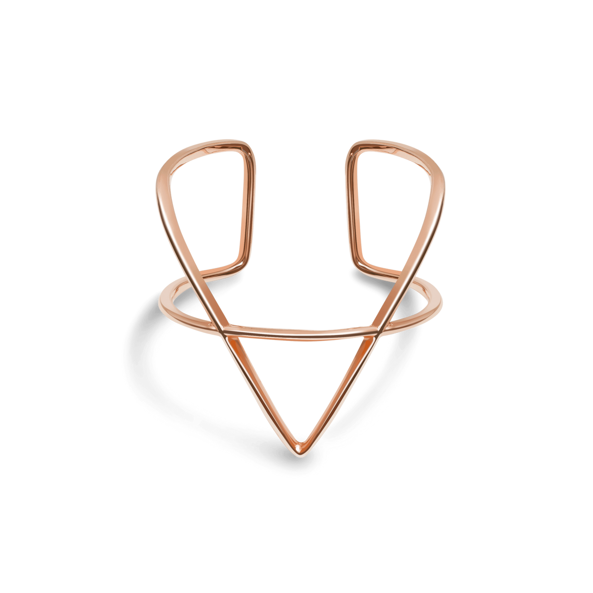 Icon Cuff Rose Gold Vermeil 14k Rose Gold 18k Rose Gold