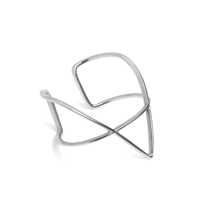 Icon Cuff Sterling Silver White Gold Vermeil 14k White Gold 18k White Gold  First