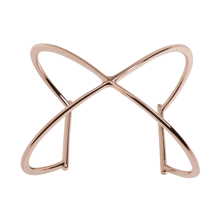 X Cuff Rose Gold Vermeil 14k Rose Gold 18k Rose Gold    Front First