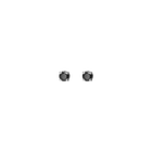 Diamond Stud Earrings with Black Diamonds