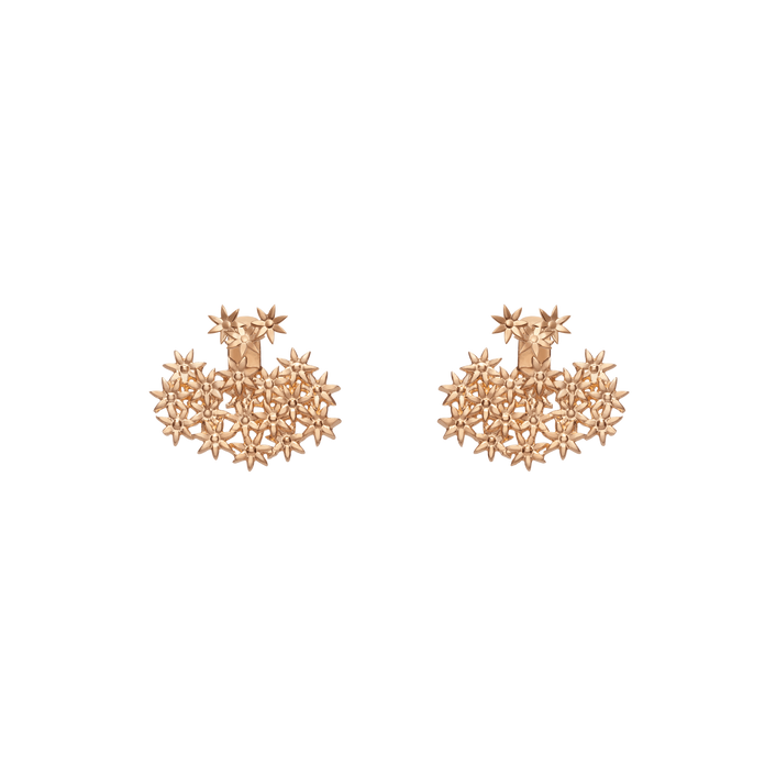 Flower Earring Back Small Rose Gold Vermeil 14k Rose Gold 18k Rose Gold     Front First Pair | Single |