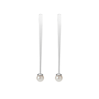 Geometric Pearl Earrings