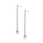 Geometric Pearl Earrings